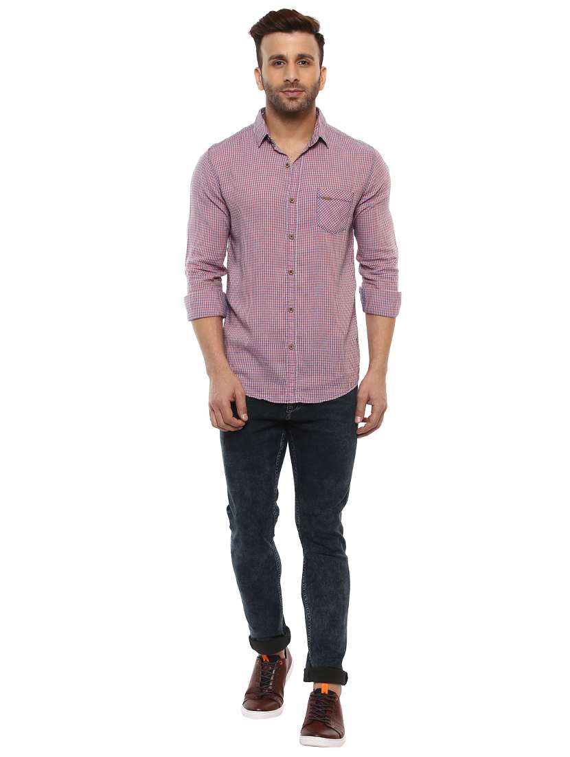 multi colored cotton casual shirt - 14997191 - Standard Image - 3