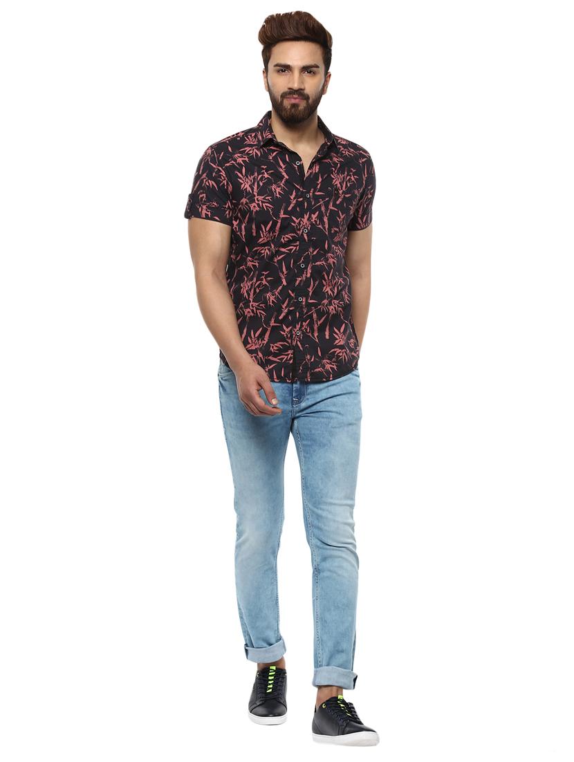 black cotton casual shirt - 14997271 - Standard Image - 3