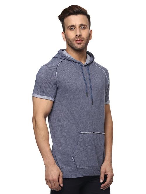 blue cotton pocket t-shirt - 14997290 - Standard Image - 0