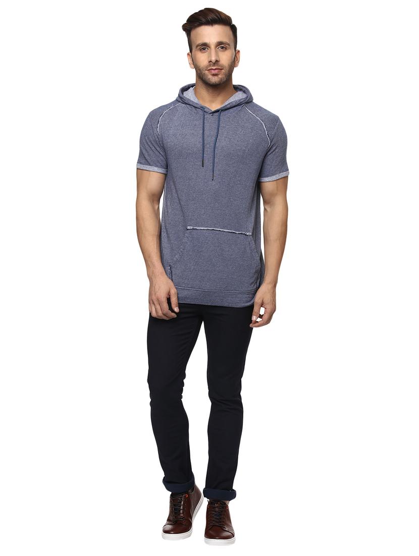 blue cotton pocket t-shirt - 14997290 - Standard Image - 3