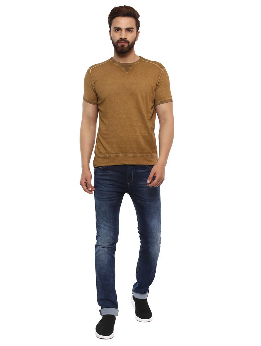 brown cotton t-shirt - 14997320 - Standard Image - 3