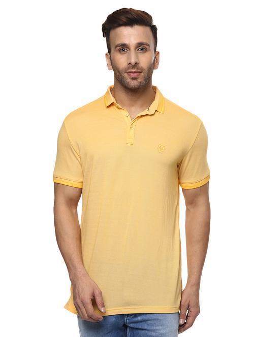 yellow cotton t-shirt - 14997324 - Standard Image - 0