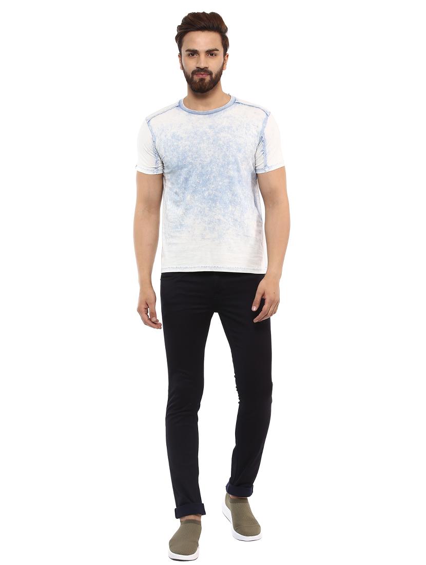 light blue cotton tshirt - 14997330 - Standard Image - 3