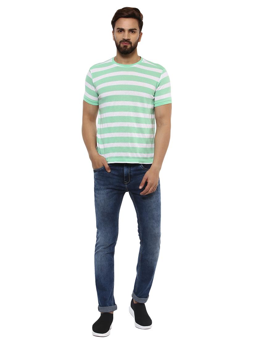 green cotton all over print tshirt - 14997338 - Standard Image - 3