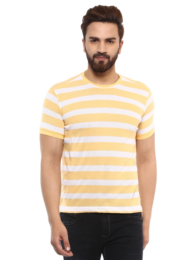 yellow cotton t-shirt - 14997339 - Zoom Image - 0