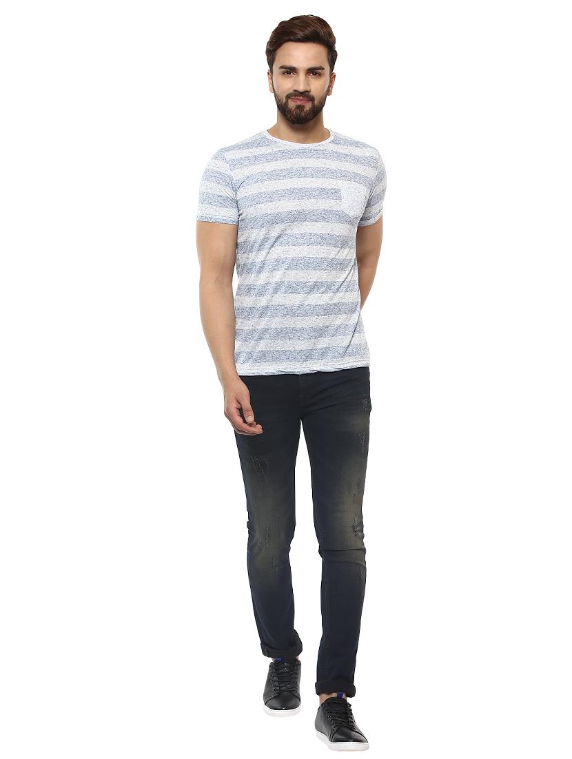 blue cotton pocket t-shirt - 14997418 - Standard Image - 3