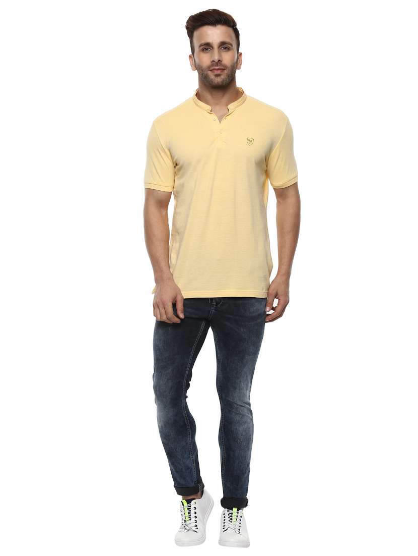 yellow cotton tshirt - 14997432 - Standard Image - 3