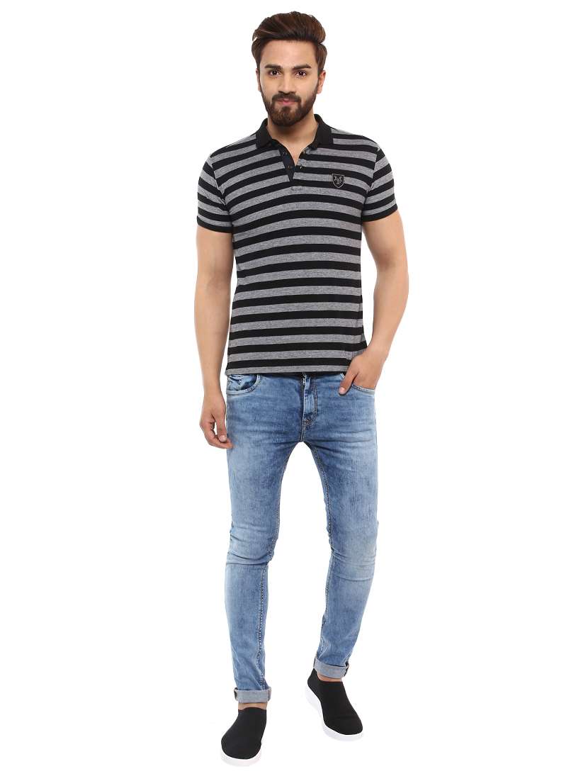 black cotton t-shirt - 14997480 - Standard Image - 3