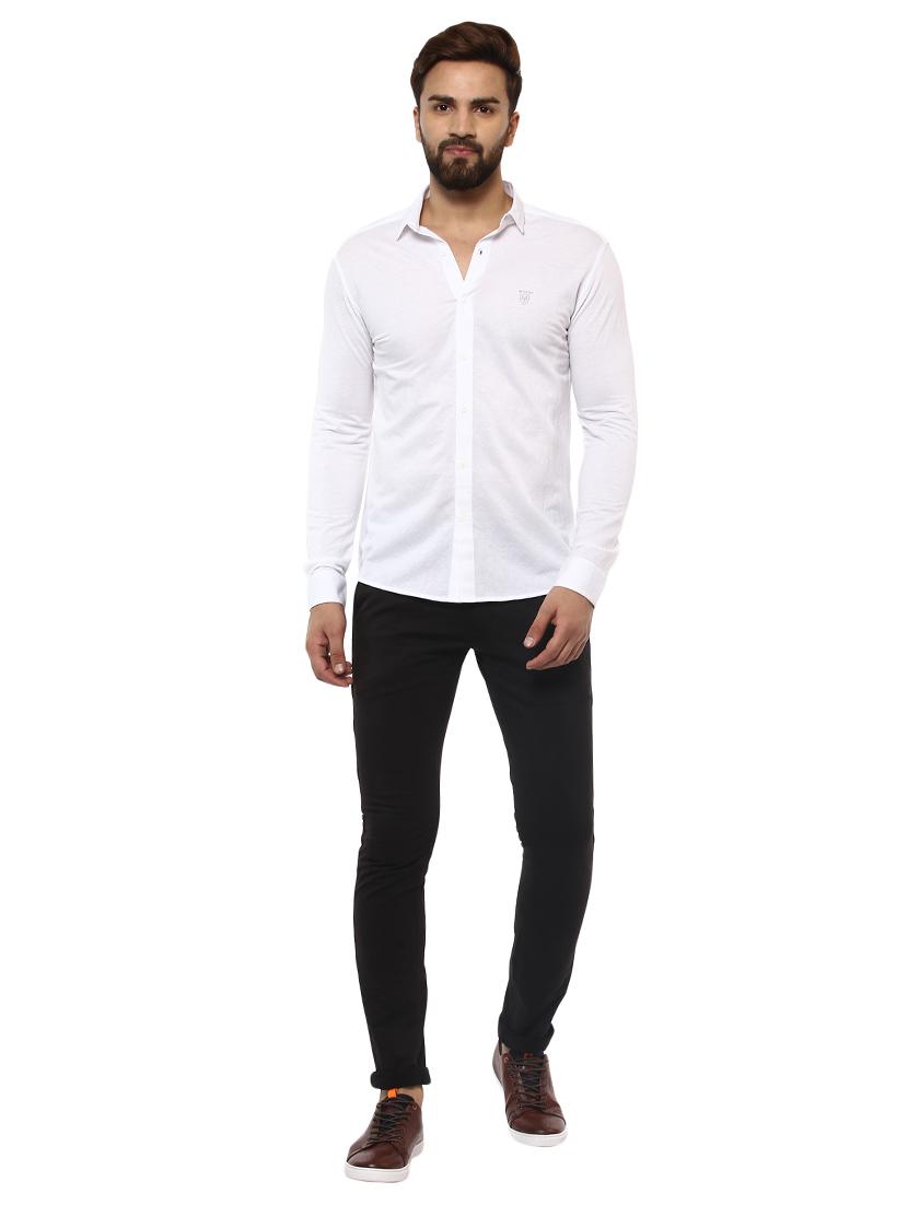 white cotton casual shirt - 14997510 - Standard Image - 3