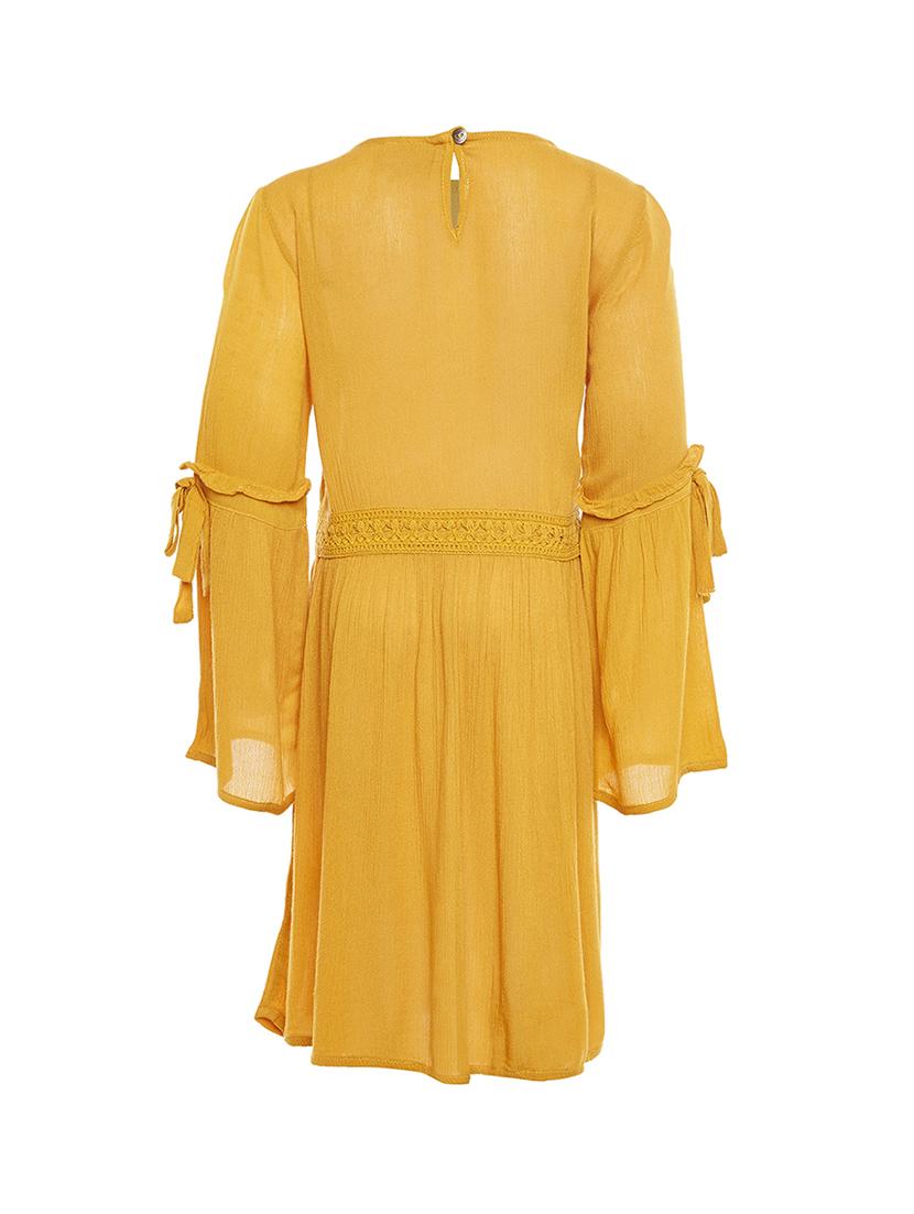 yellow viscose frock - 14997730 - Zoom Image - 0