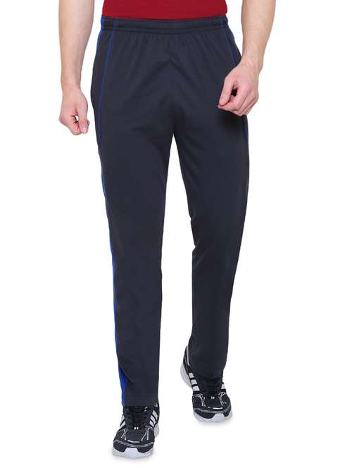 grey cotton  full length track pant - 14999903 -  Standard Image - 0