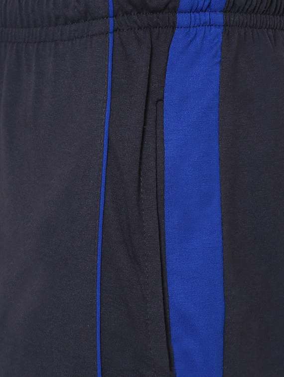grey cotton full length track pant - 14999903 - Standard Image - 3