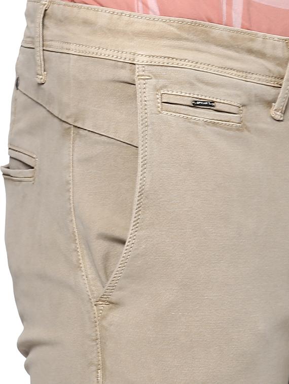 beige cotton chinos - 15000555 - Standard Image - 3