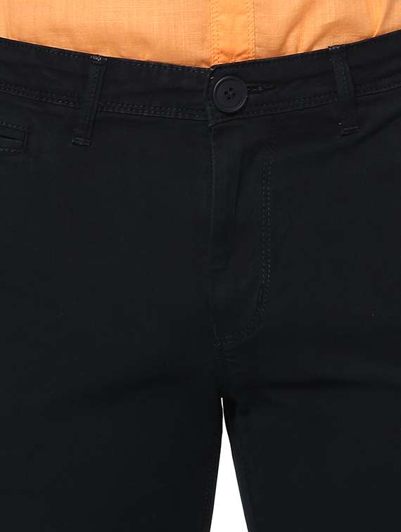 navy blue cotton chinos - 15000556 - Standard Image - 3