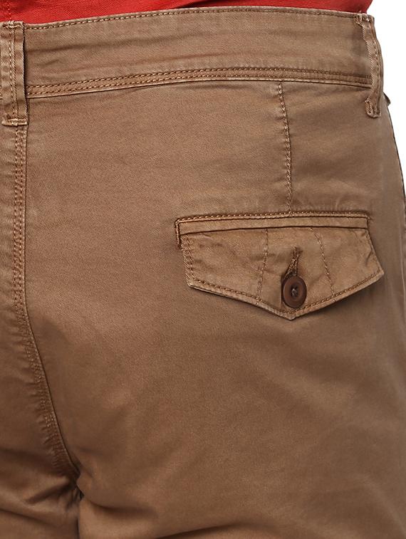 brown cotton chinos - 15000570 - Standard Image - 3