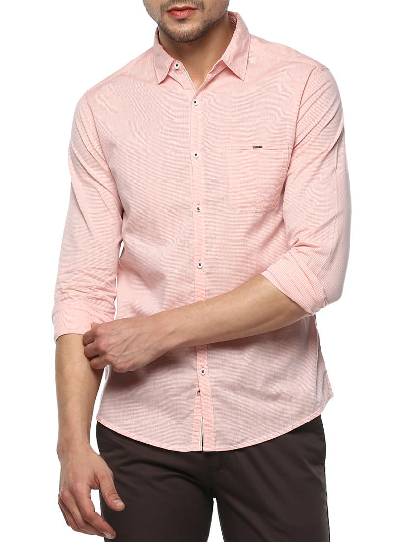 pink cotton casual shirt - 15000768 - Zoom Image - 0