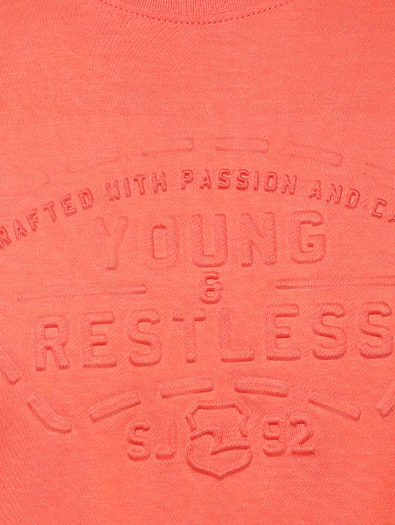 orange cotton t-shirt - 15000877 - Standard Image - 3