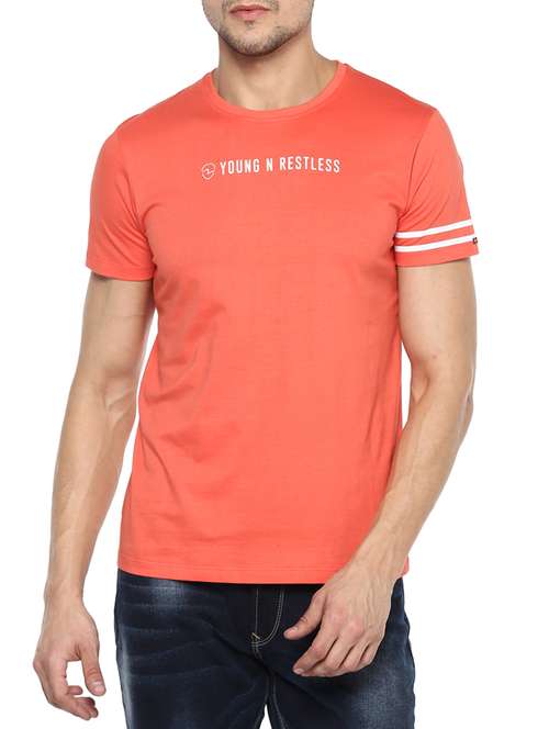 orange cotton t-shirt - 15000878 -  Standard Image - 0