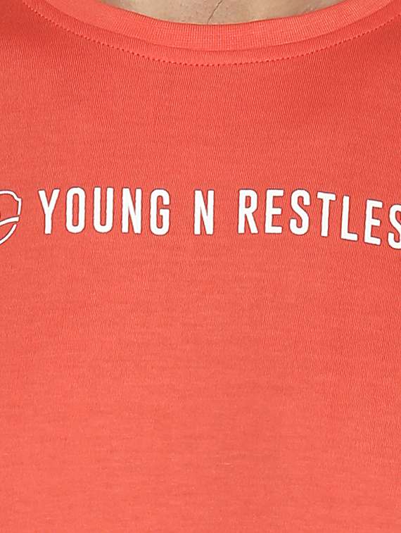 orange cotton t-shirt - 15000878 - Standard Image - 3