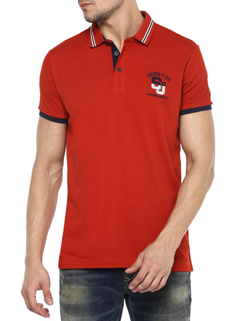 red cotton t-shirt - 15001022 - Zoom Image - 0