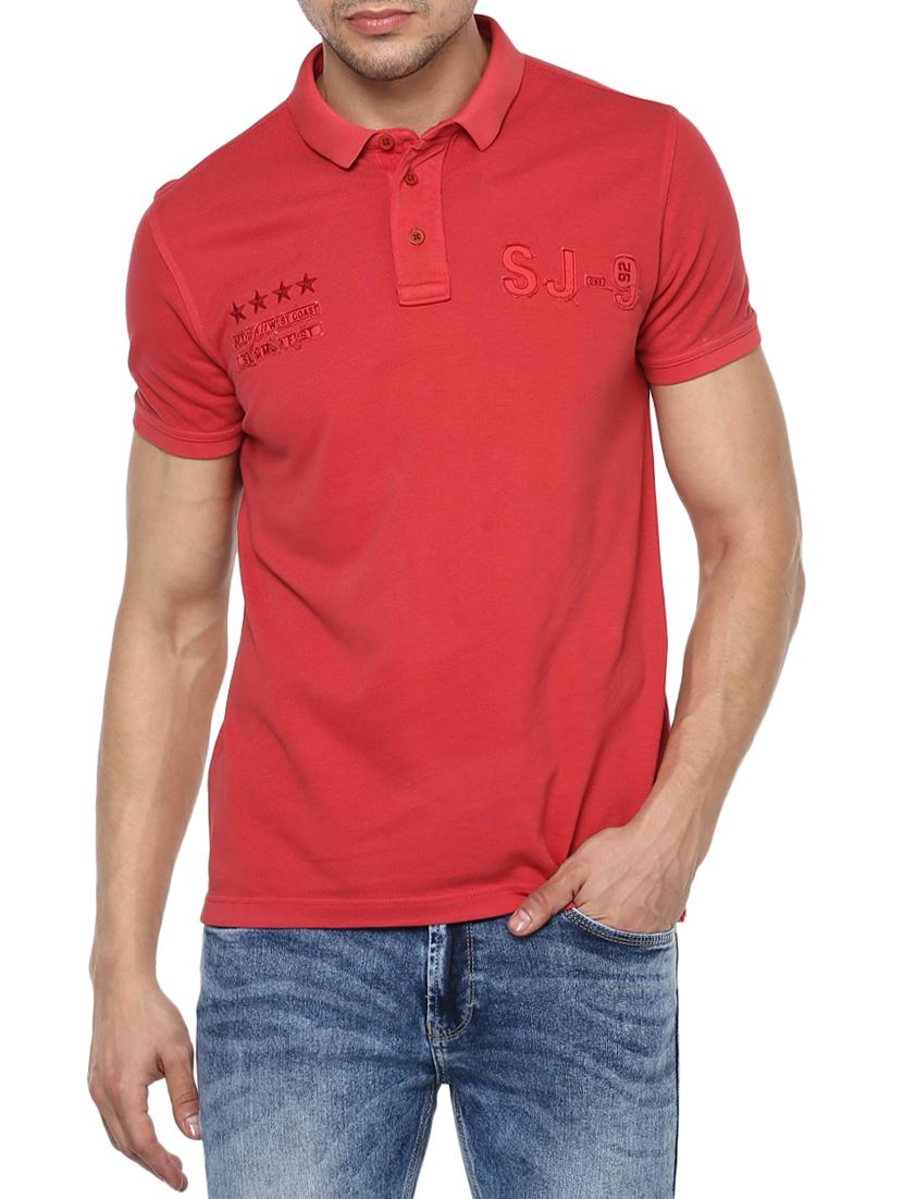 red cotton t-shirt - 15001025 - Zoom Image - 0
