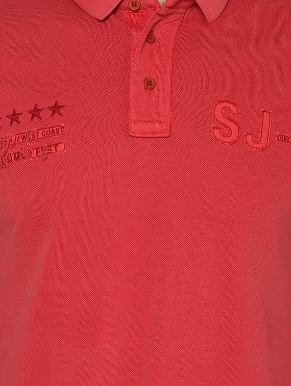 red cotton t-shirt - 15001025 - Standard Image - 3
