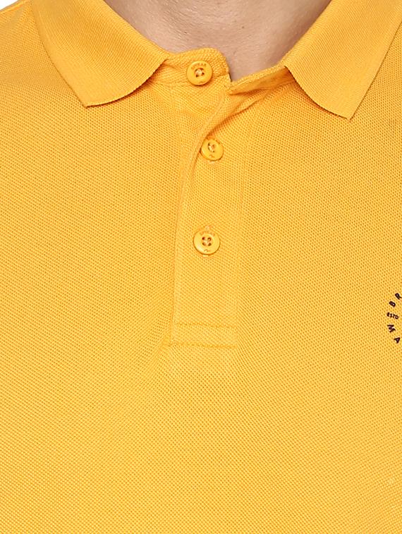 yellow cotton t-shirt - 15001051 - Standard Image - 3
