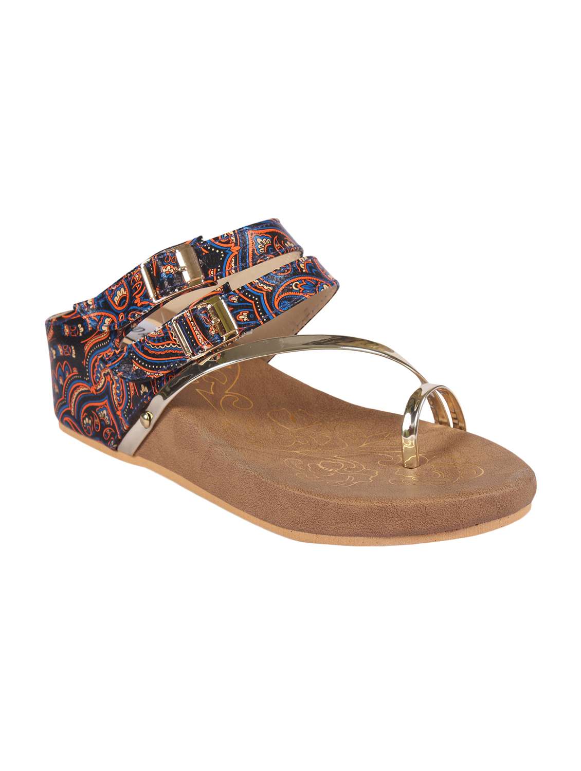 anand archies blue color artificial leather wedges for girl's & women's ( aa-425-blue-36 )