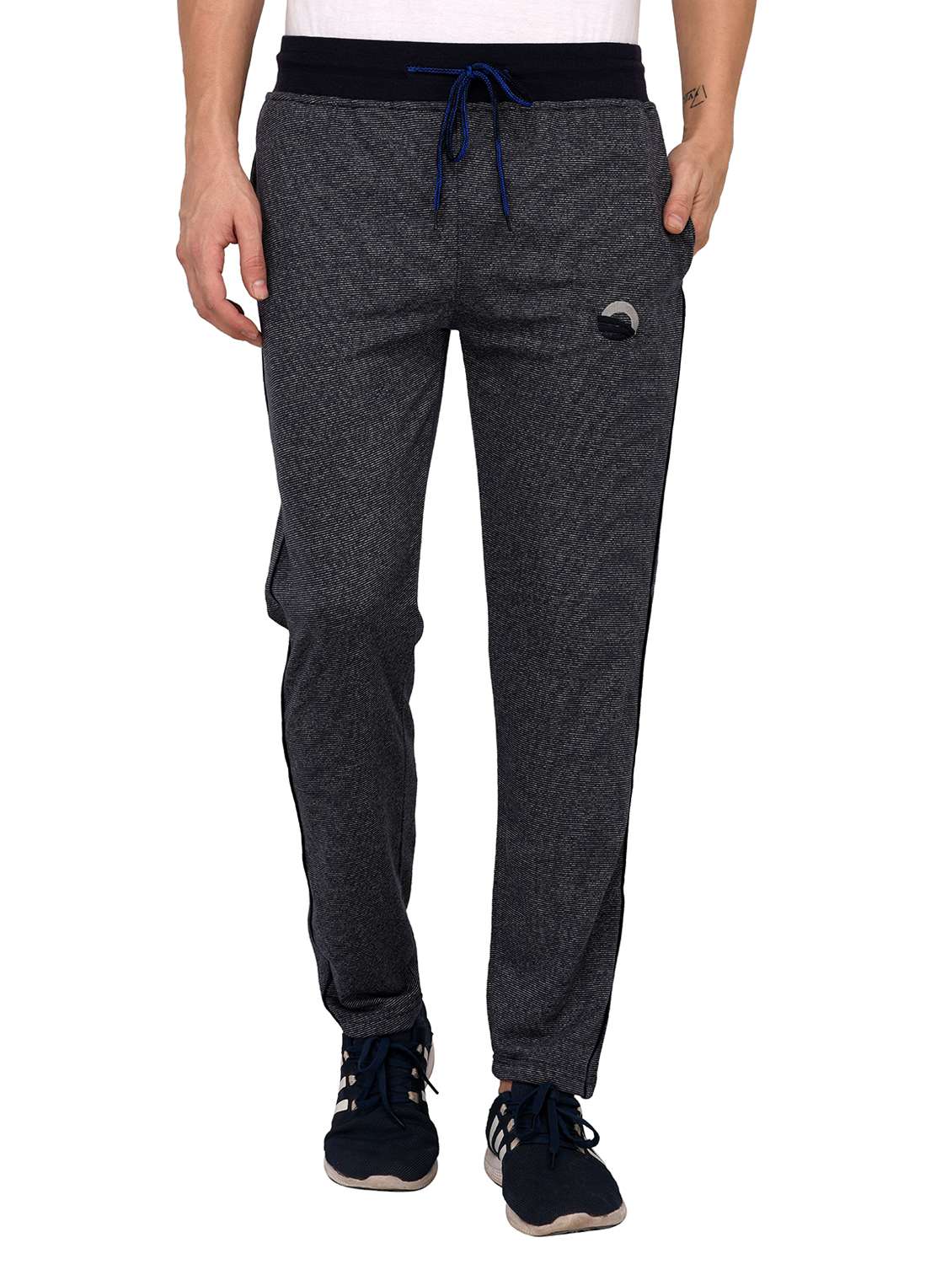 navy blue cotton  track pant