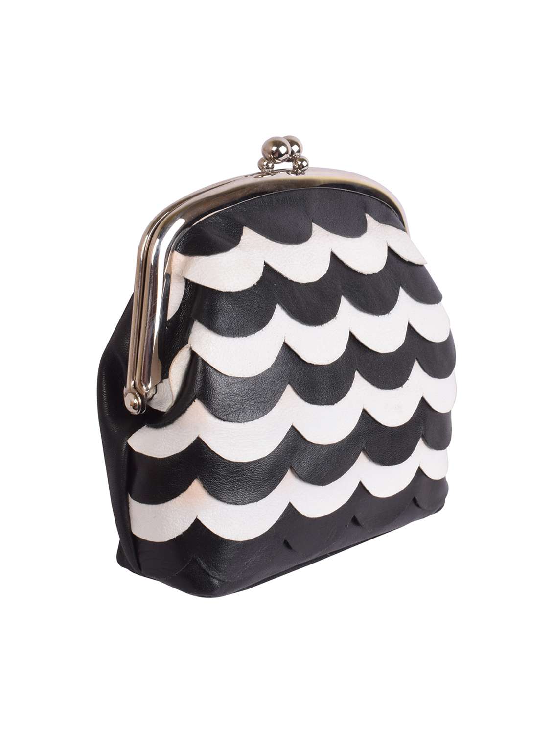black leather regular clutch - 15010315 -  Standard Image - 3