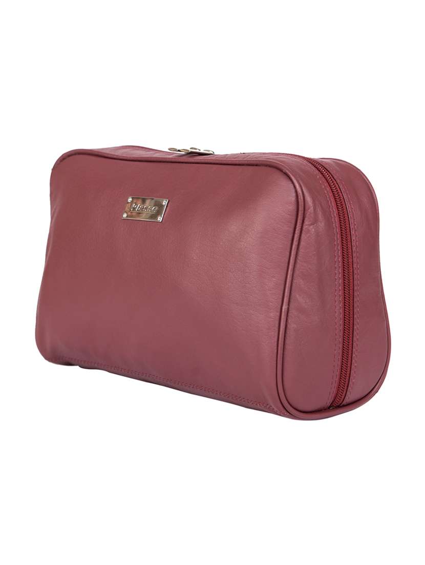 purple leather utility bag - 15010547 -  Standard Image - 3