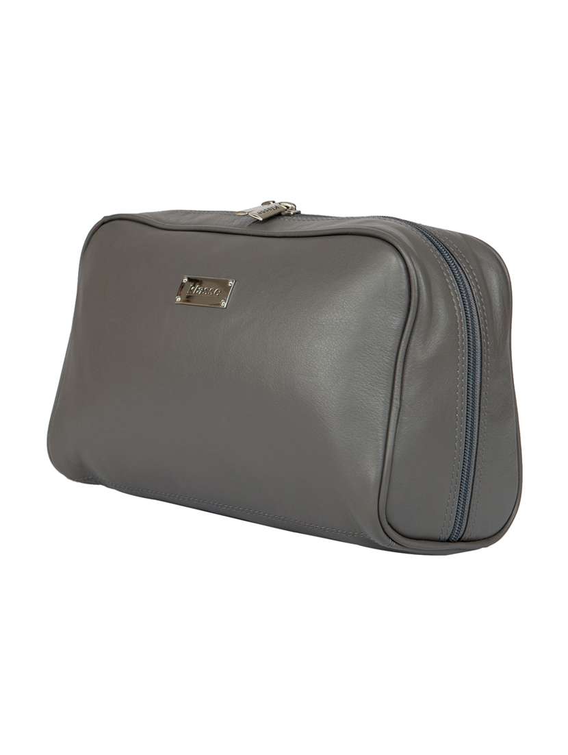grey leather utility bag - 15010548 -  Standard Image - 3