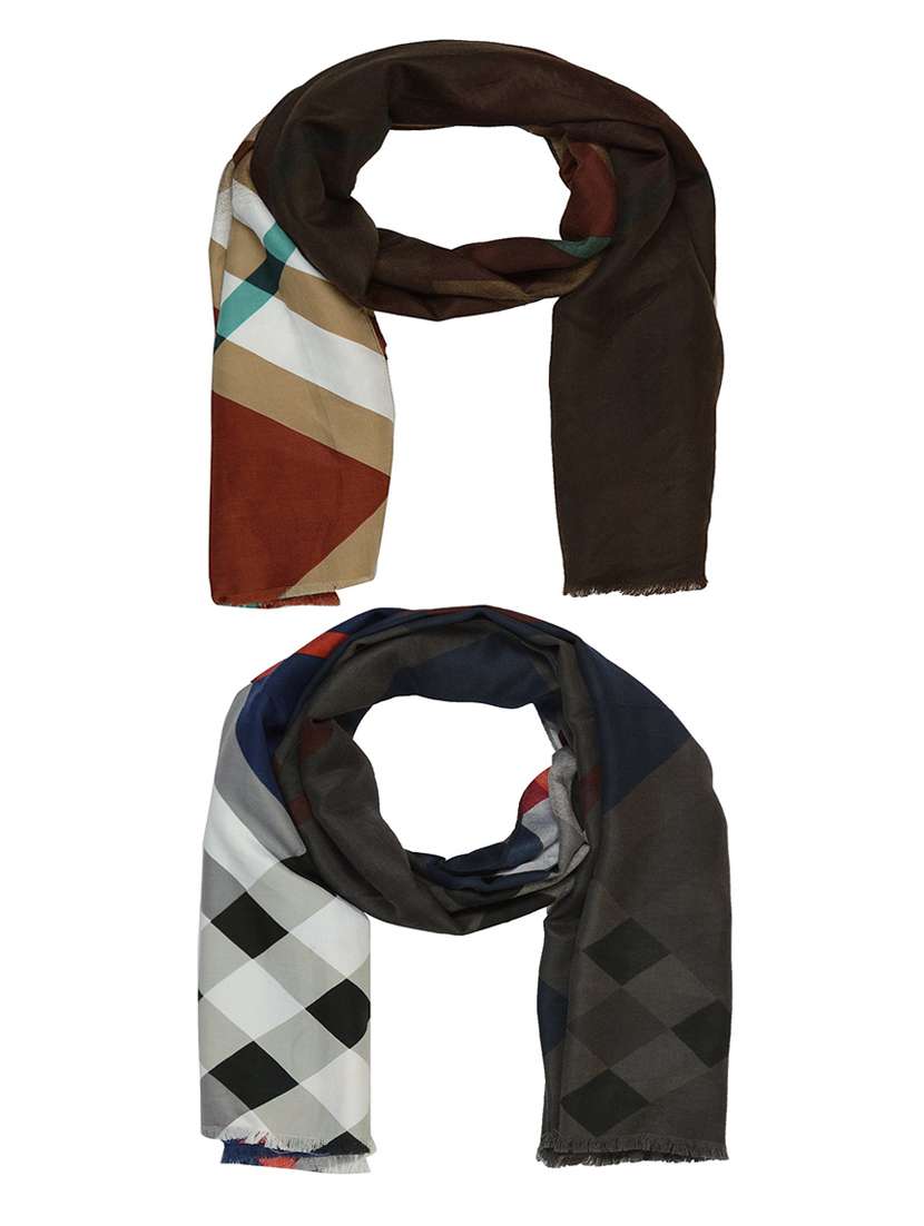 multi colored cotton scarf
