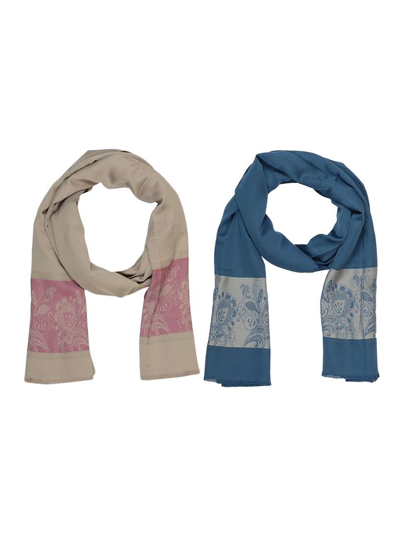 multi colored cotton scarf