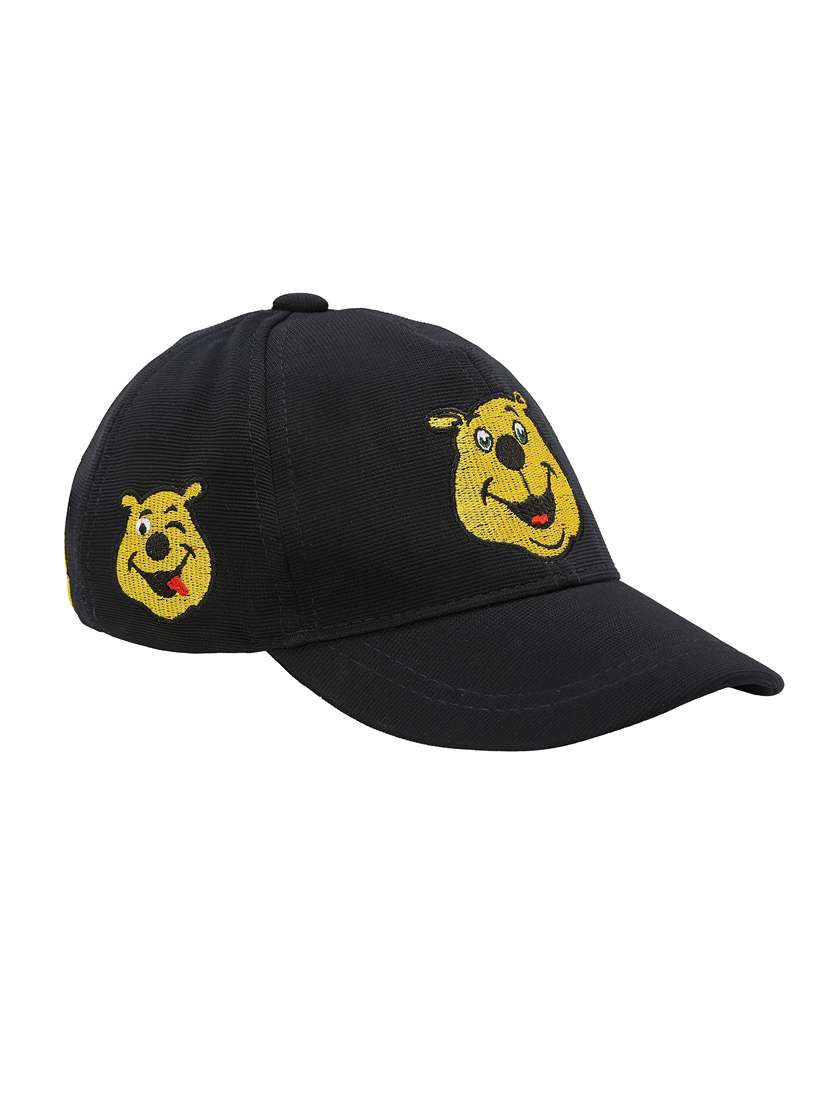 blue cotton blend cap