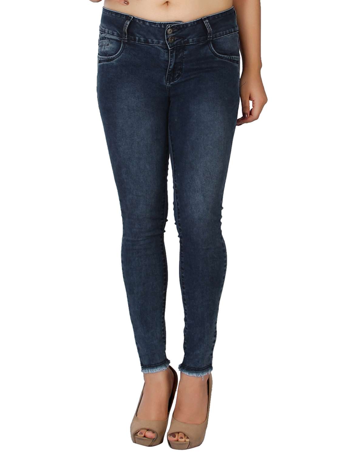 women's plain slim fit jeans