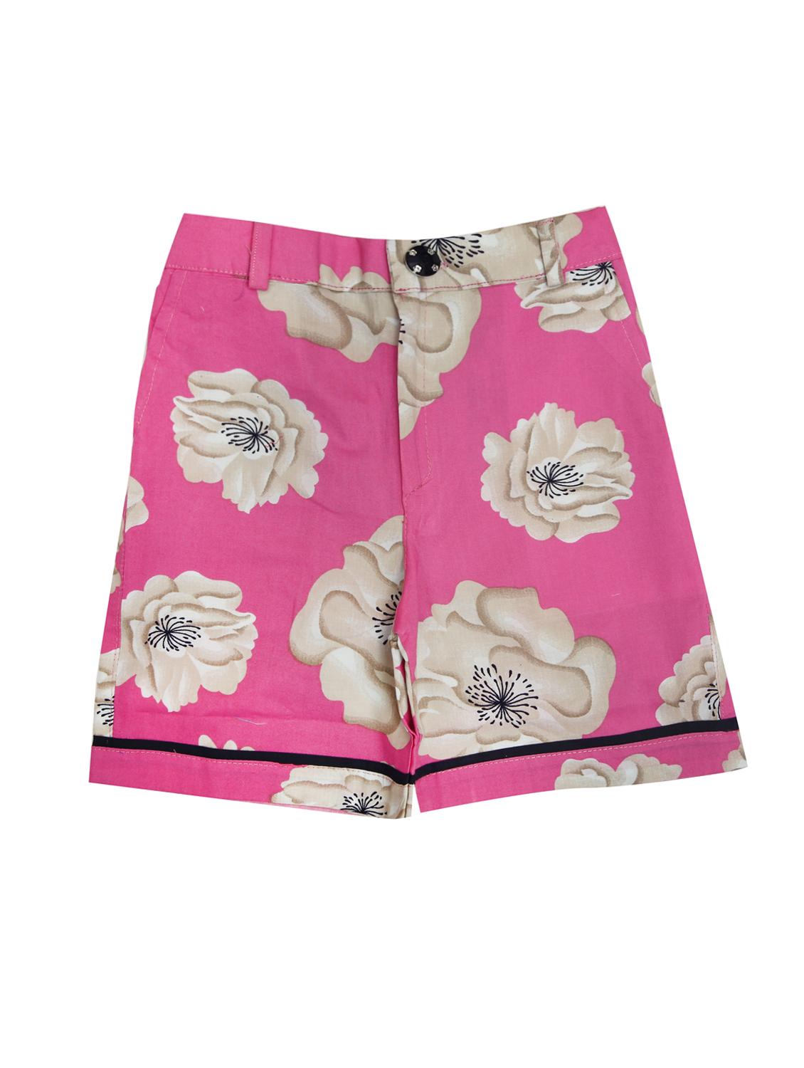 pink cotton shorts - 15023715 -  Zoom Image - 0