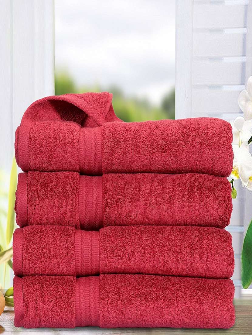 100 % cotton paradise bath towel set of 4