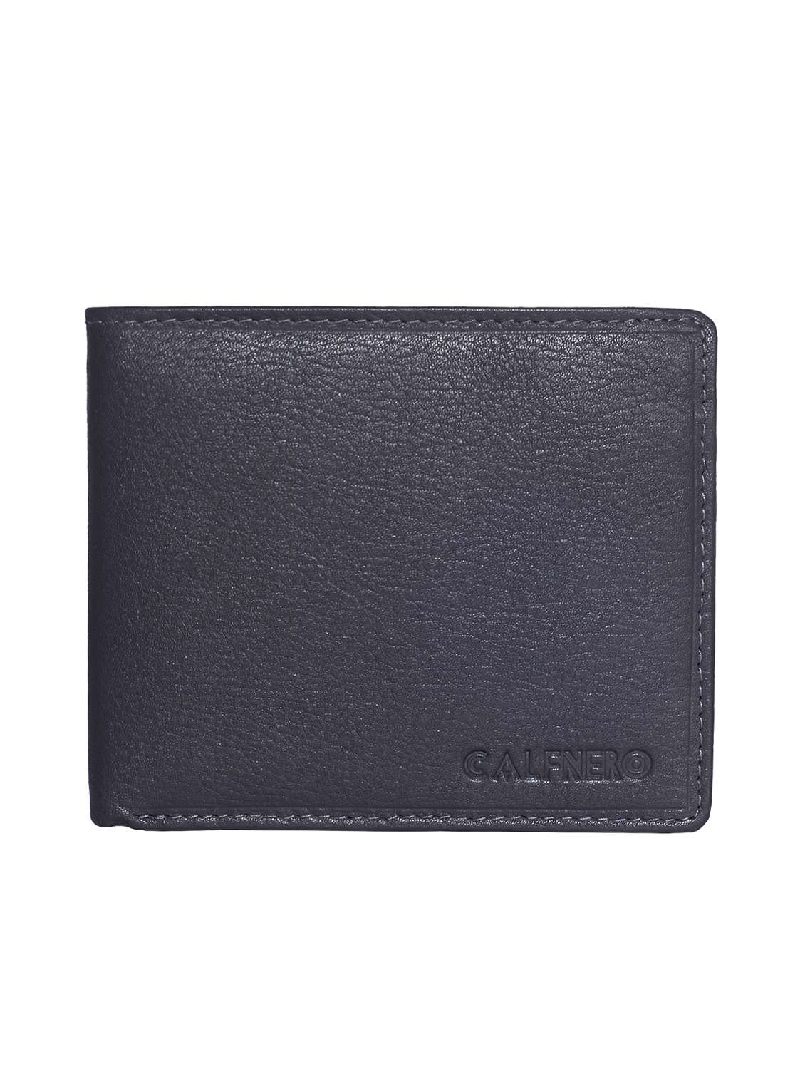 grey leather wallet