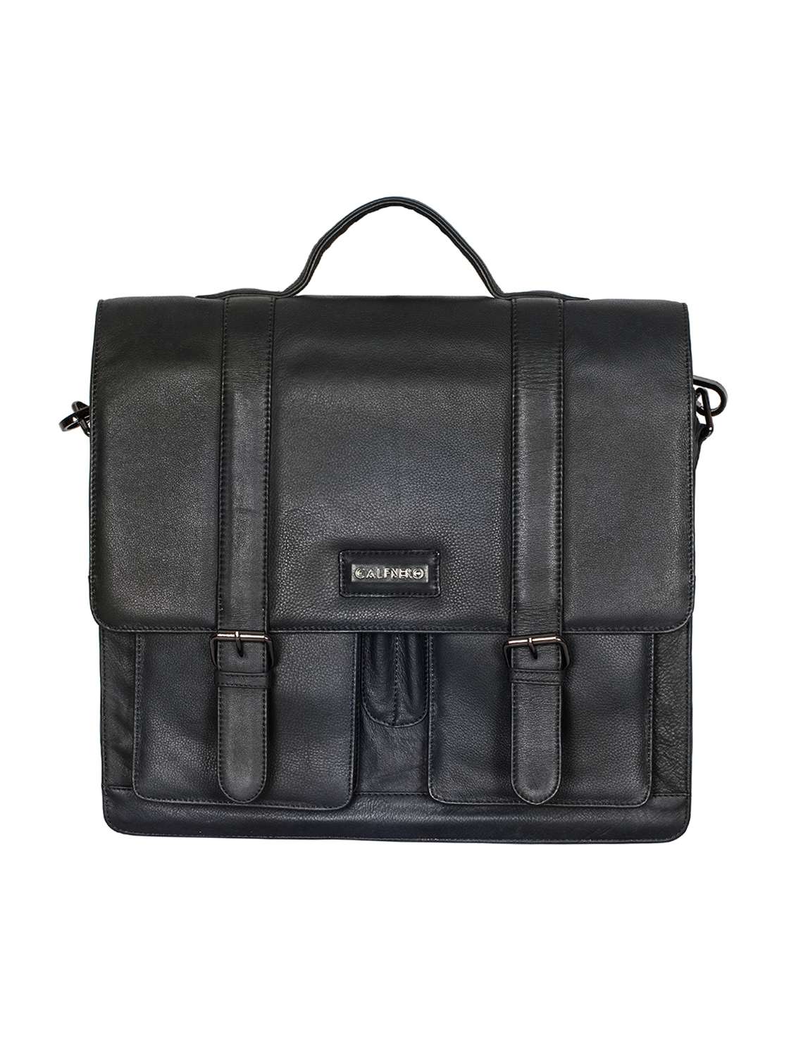black leather laptopbag
