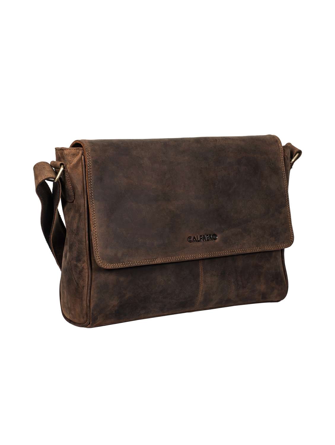 brown leather messengerbag - 15031838 -  Standard Image - 3