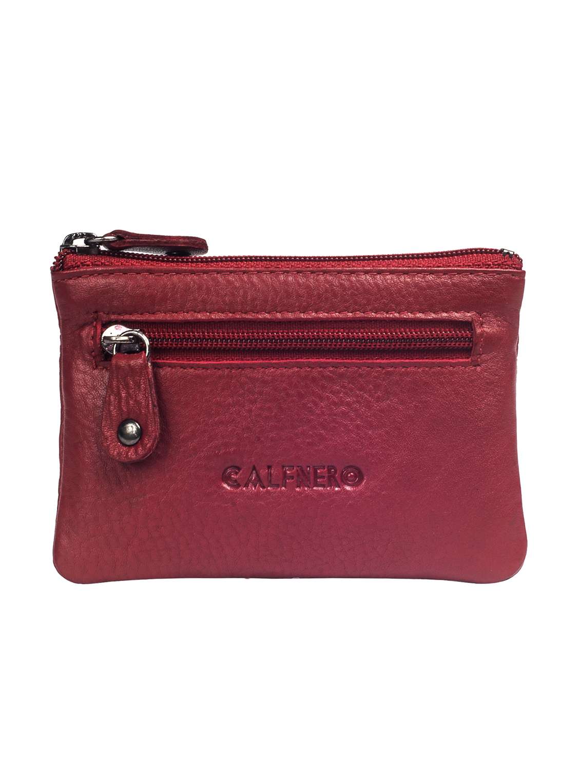red leather wallet