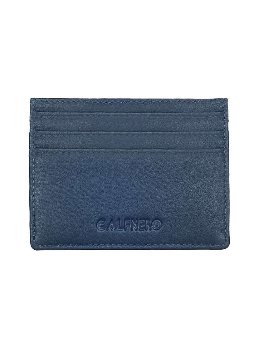 navy leather wallet - 15032681 -  Zoom Image - 0