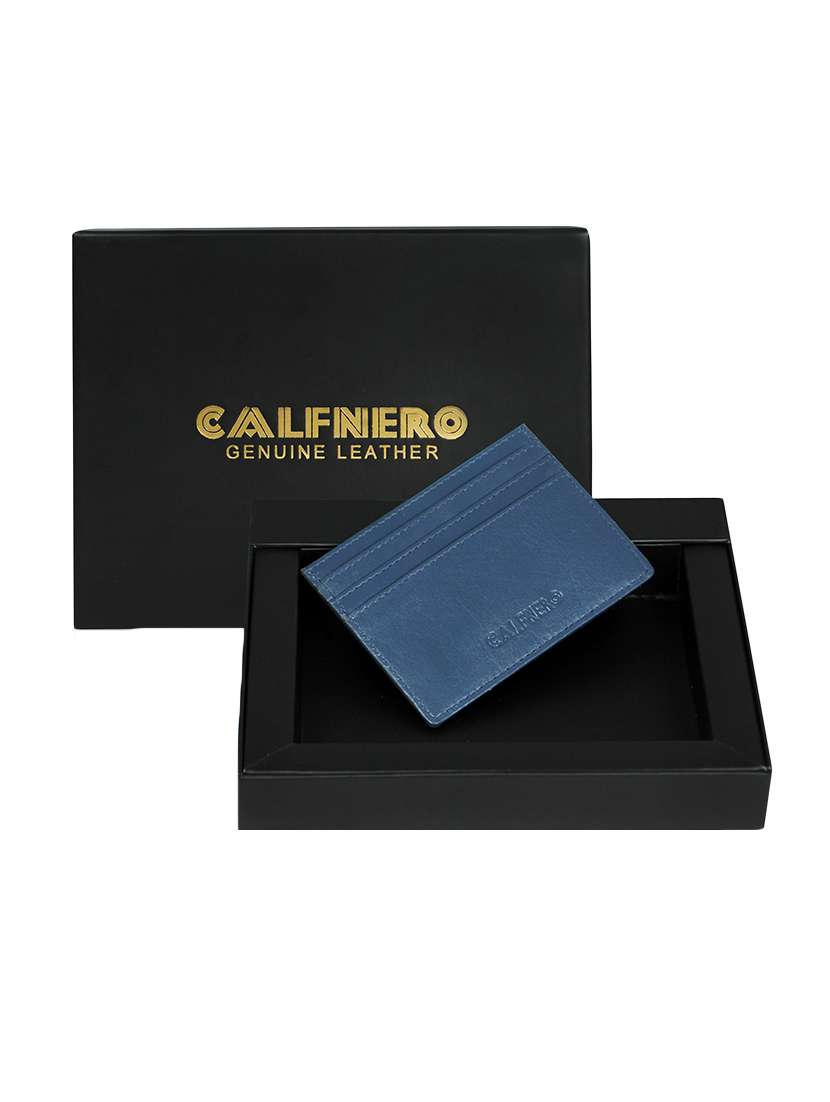 navy leather wallet - 15032681 - Standard Image - 3
