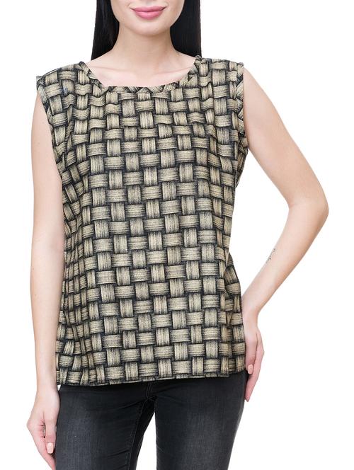 women's straight round neck top - 15036924 -  Standard Image - 0