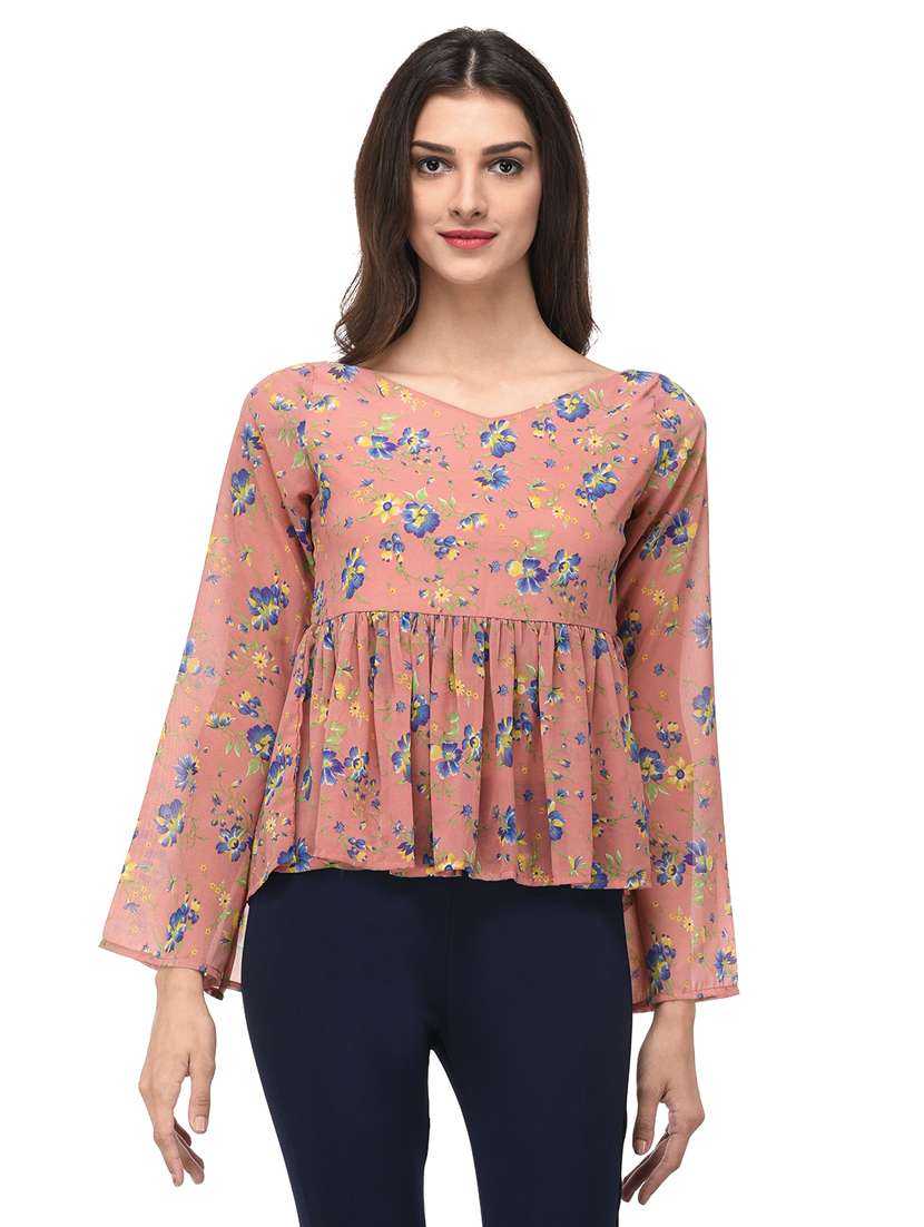 women's peplum boat neck top