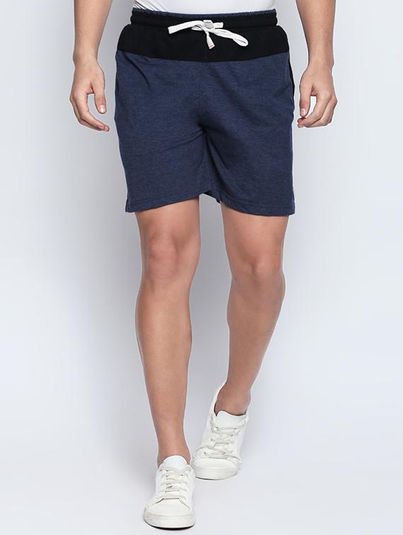 blue cotton shorts - 15056760 -  Zoom Image - 0