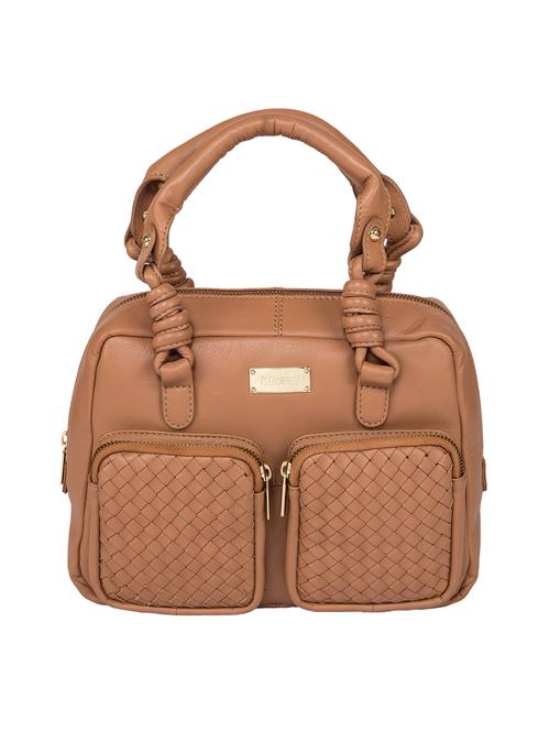tan leather handbag - 15059301 - Standard Image - 0
