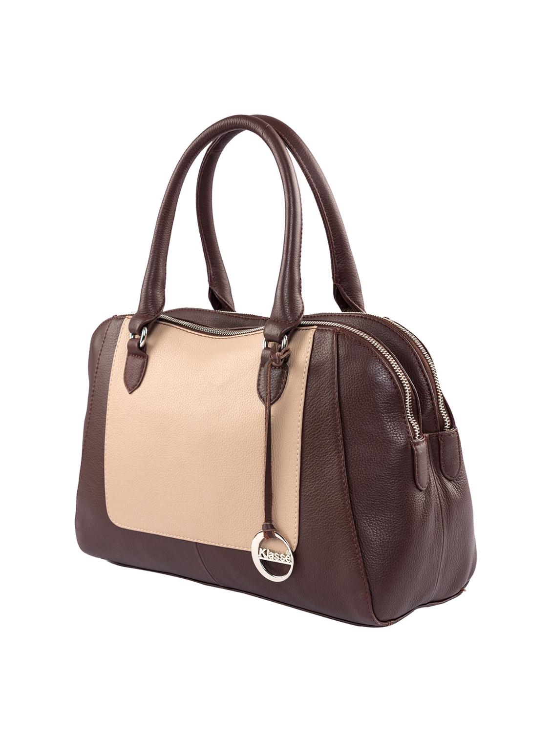 brown leather handbag - 15059311 - Standard Image - 3