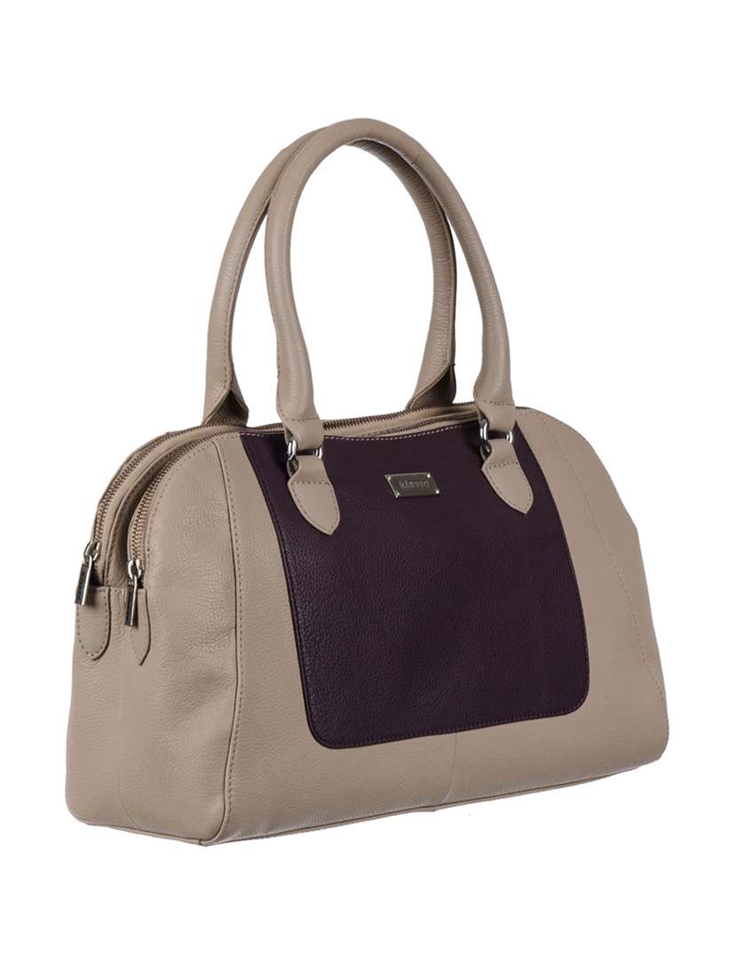 purple leather handbag - 15059339 -  Standard Image - 3
